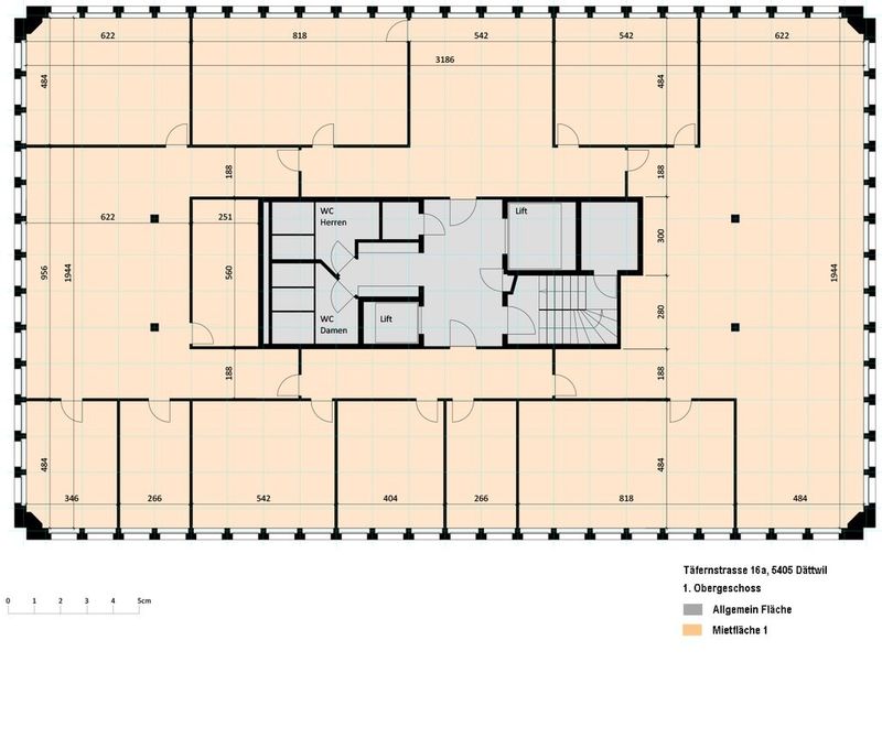 130 m2 - 1'100 m2 - Büroräumlichkeiten im Industriegebiet Täfern - 7