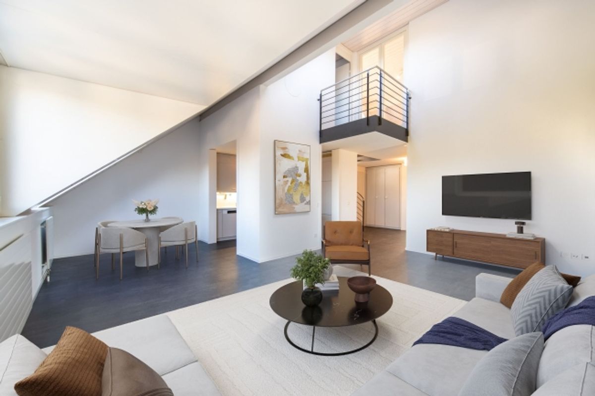 Zentral und ruhig Helle 3.5-Zimmer-Duplex-Wohnung mit Wintergarten und Balkon - 1