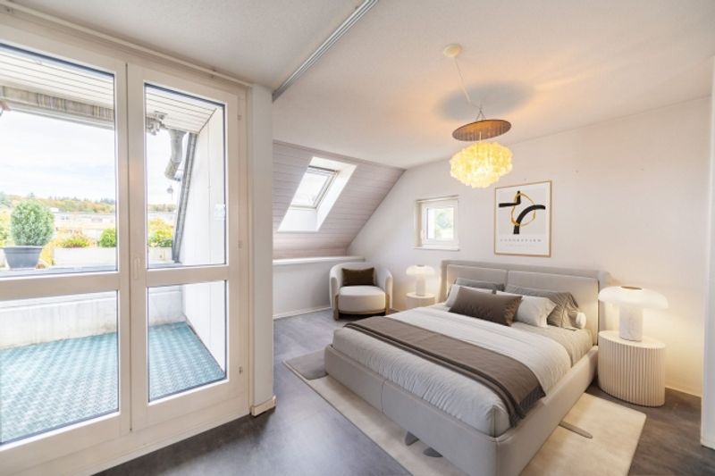Zentral und ruhig Helle 3.5-Zimmer-Duplex-Wohnung mit Wintergarten und Balkon - 4