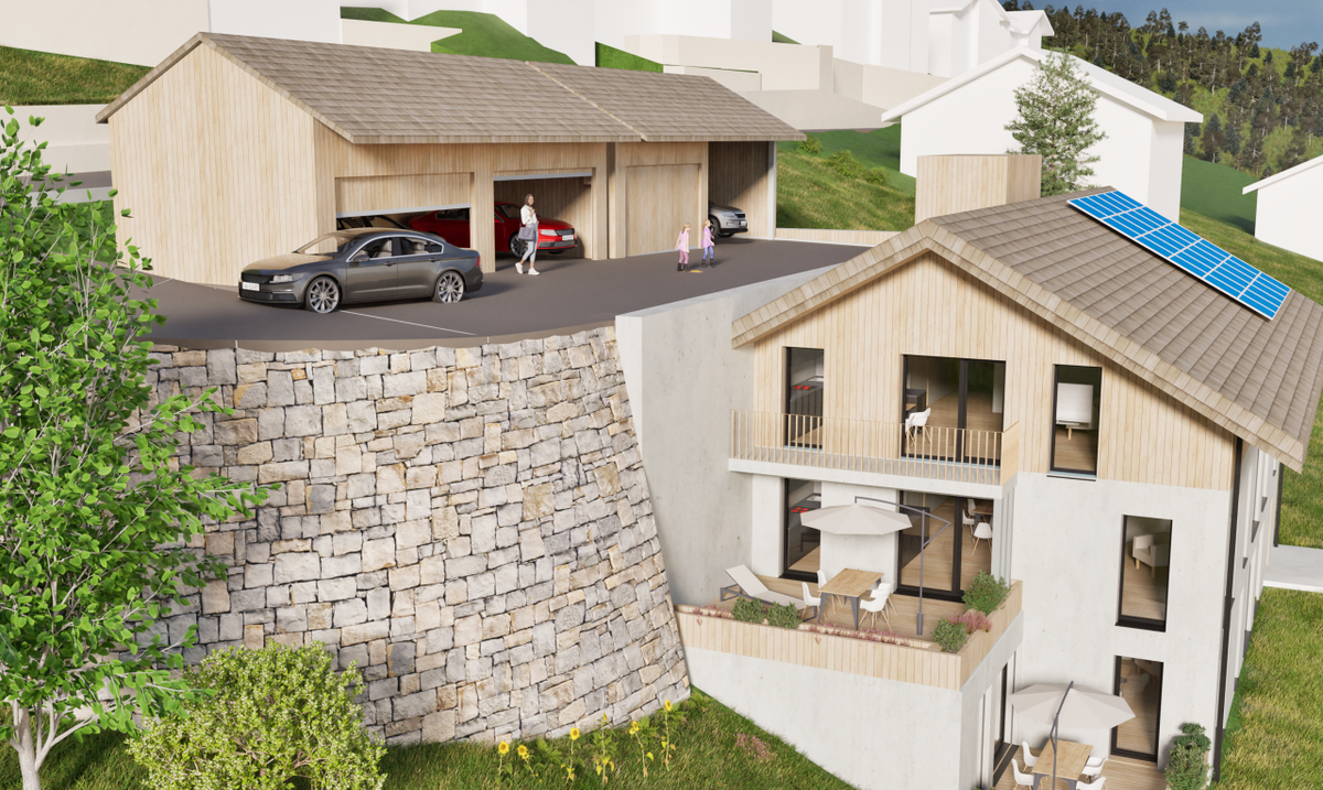 3’520 m² Entwicklungsgrundstück mit Projektstudie in Davos Wiesen - 8