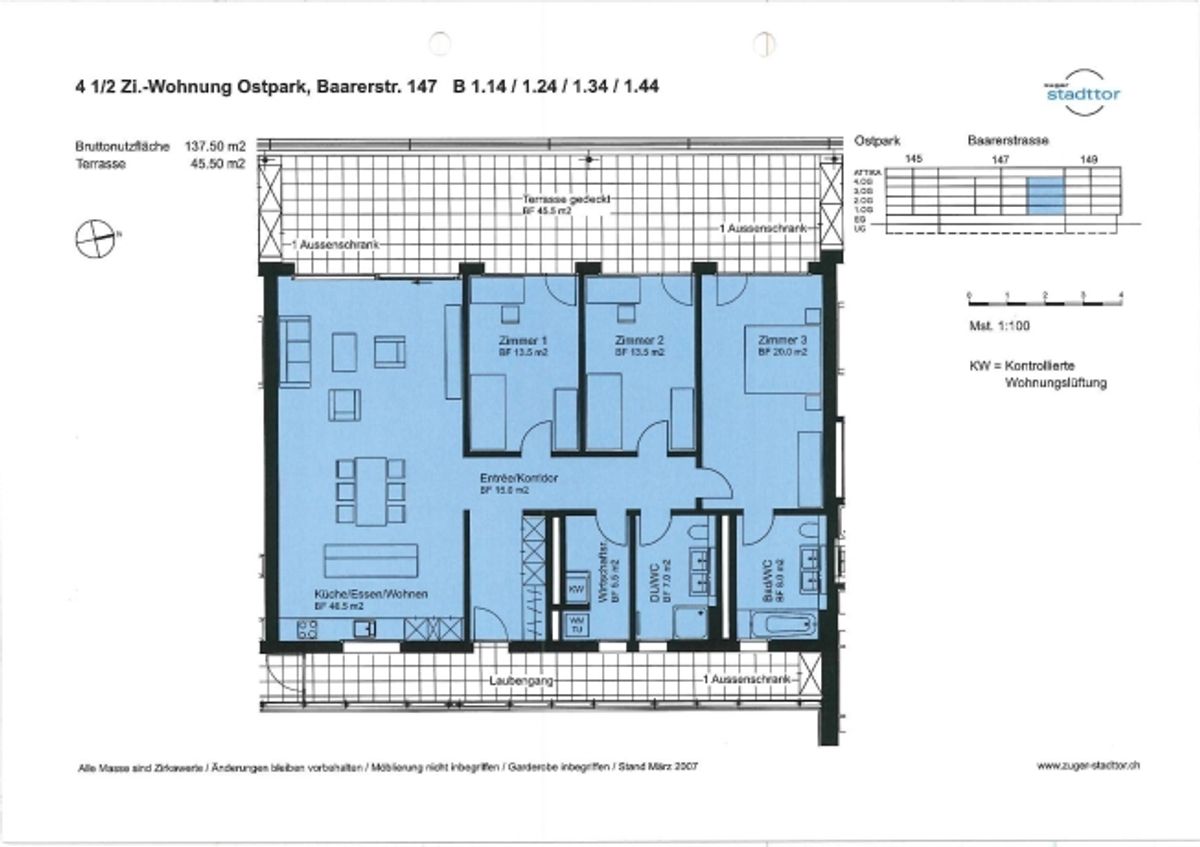 Grosszügige und moderne Wohnung an zentrumsnaher Lage - 8