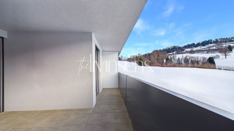 Moderne 2.5-Zimmerwohnung mit sonniger Terrasse & Bergsicht - 7