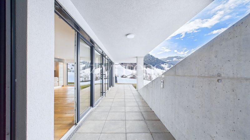 4.5-Zimmer Terrassenwohnung mit traumhafter Bergsicht - 1