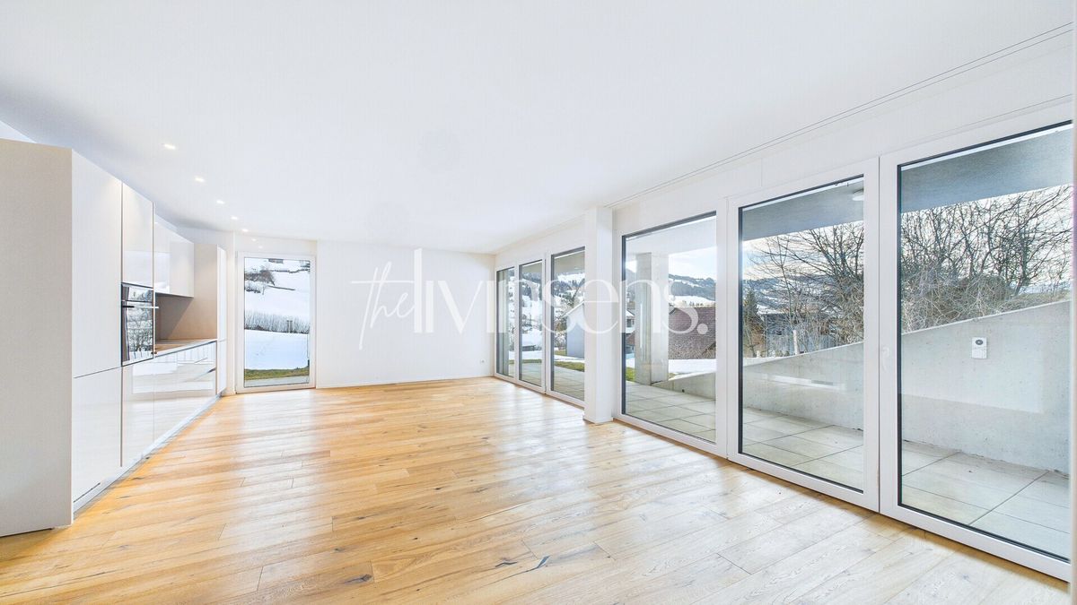 4.5-Zimmer Terrassenwohnung mit traumhafter Bergsicht - 2