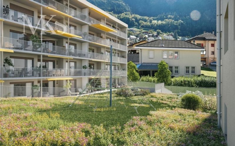 3.5 Zimmer Neubauwohnung mit modernem Wohnkomfort in Visp - 3