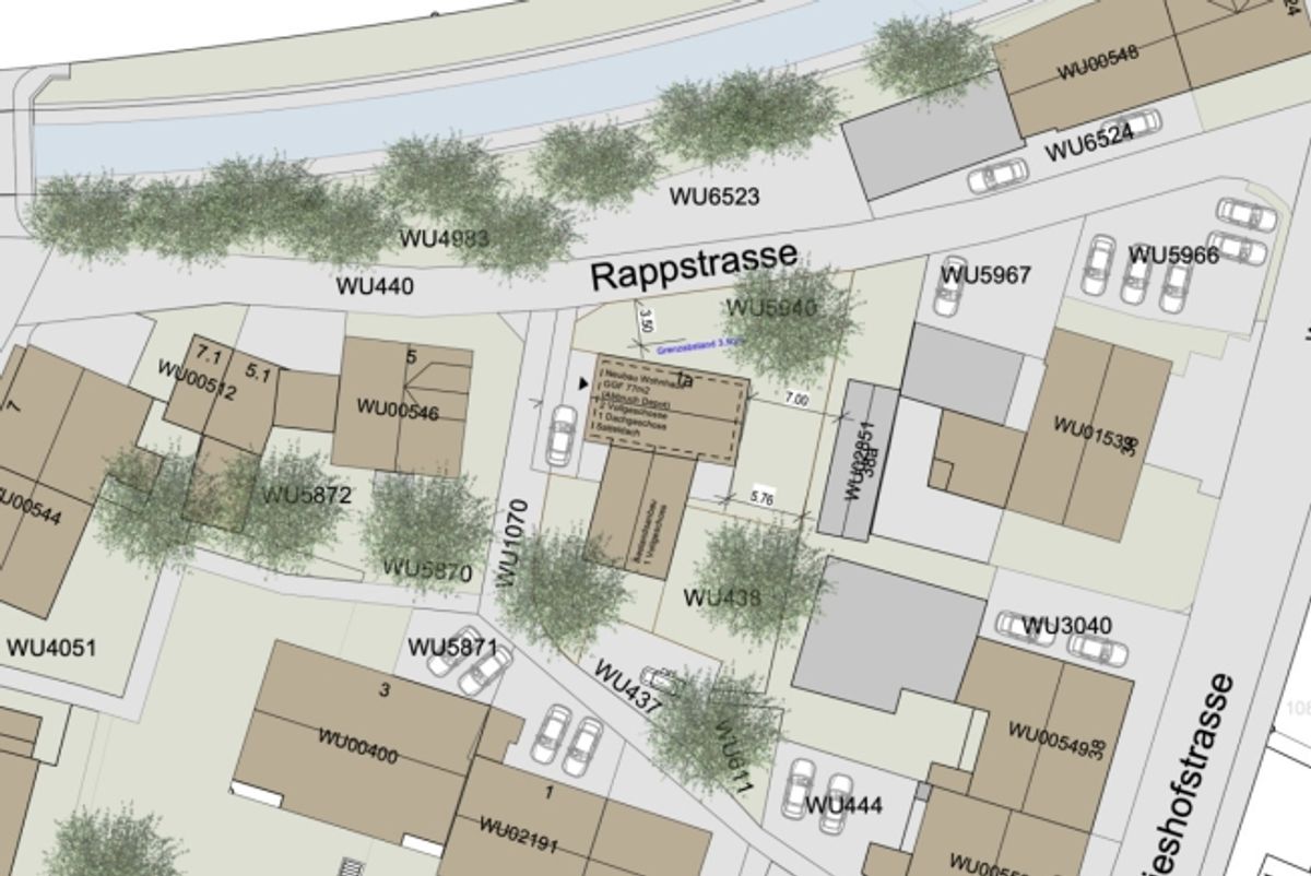 446 m2 Bauland mit Abbruchobjekt an toller Lage in Winterthur-Wülflingen - 0