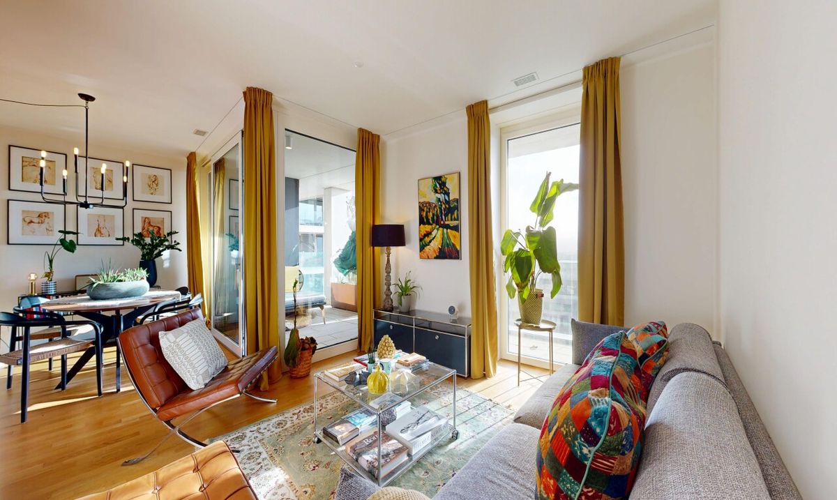 Moderne 2.5-Zimmer-Wohnung mit Skyline-Flair und Weitsicht - 0