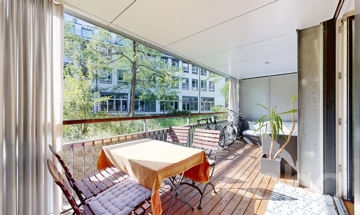 3 Minuten zum HB. Grosszügige Maisonette mit 2 Balkonen - 2