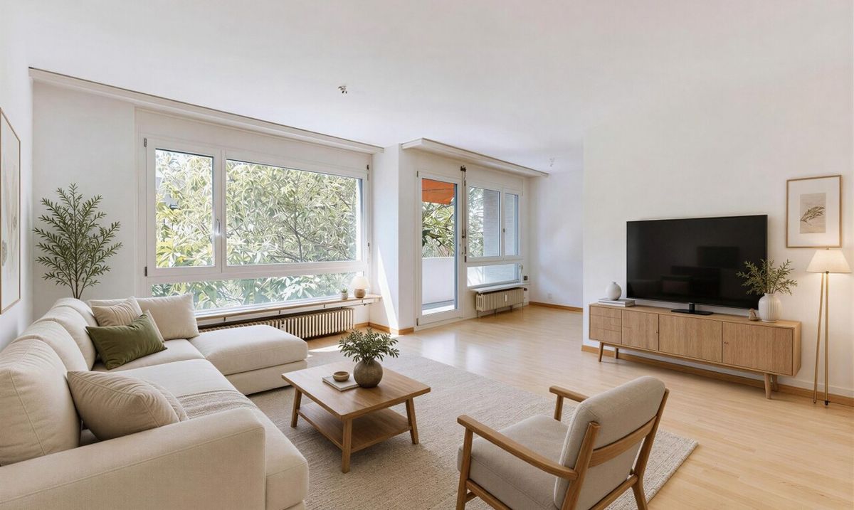 4.5-Zimmer-Wohnung mit Balkon und Tiefgarage im Kleinbasel - 0