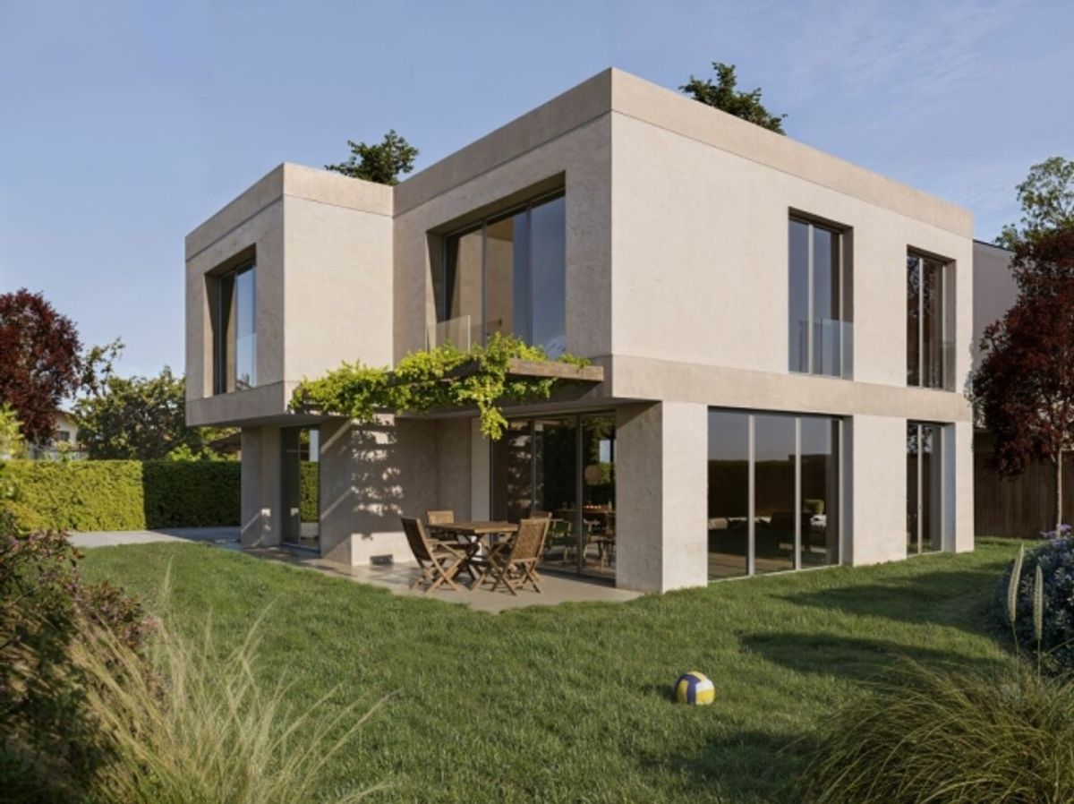 Neue zeitgenössische Villa mit privatem Garten - 0