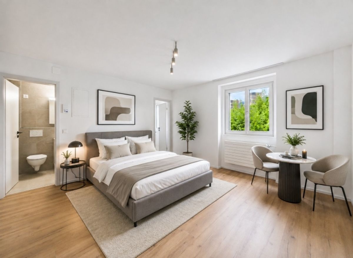 Erstbezug nach Renovation  Moderne 1.5-Zimmer-Wohnung mit Pilatusblick - 0