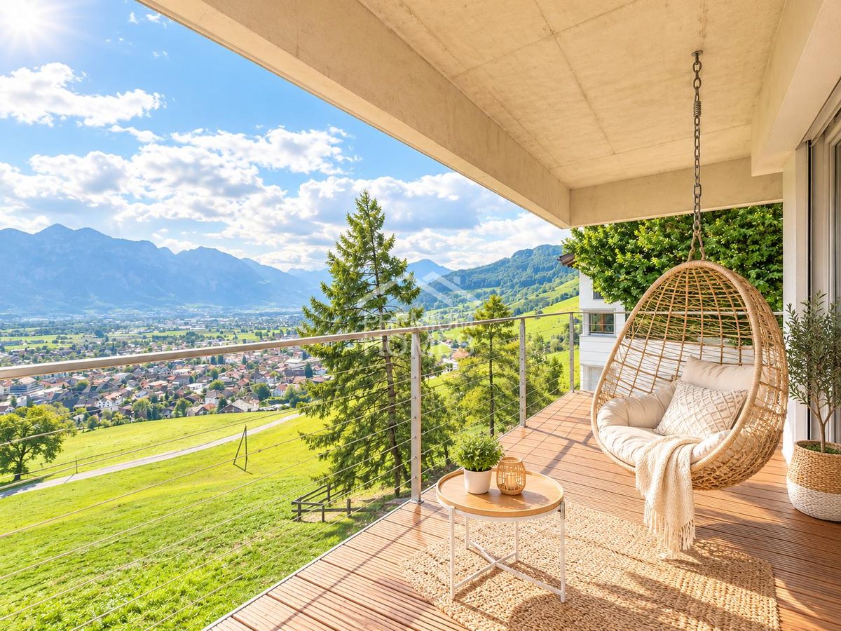 Unverbaubarer Weitblick über das Rheintal - 0