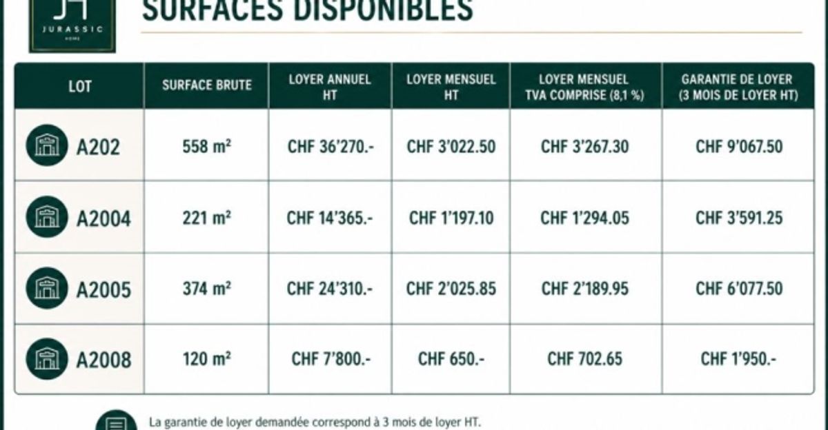 Locaux commerciaux, artisanaux ou de stockage à louer à Saint-Ursanne - 3
