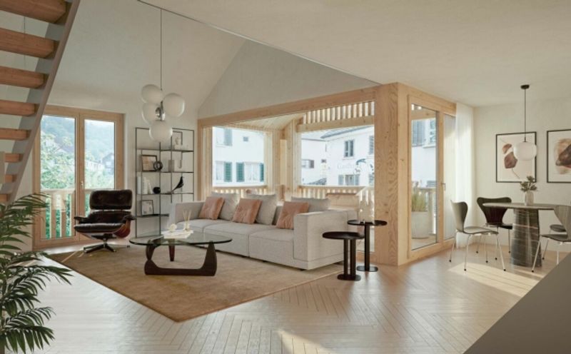 attraktive 2 ½-Zi-Dach-Maisonettewohnung an idyllischer Wohnlage in Oberschan - 4