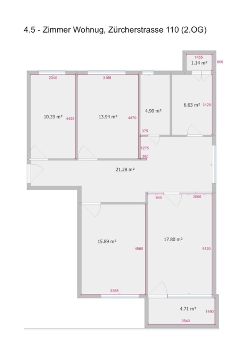 4½ ZI-WOHNUNG IN THALWIL (ZH), MÖBLIERT, TEMPORÄR - 8