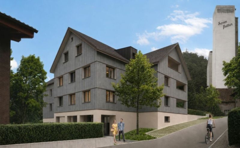charmante 3 ½-Zimmer-Dachwohnung an idyllischer, ruhiger Wohnlage in Buchs - 1