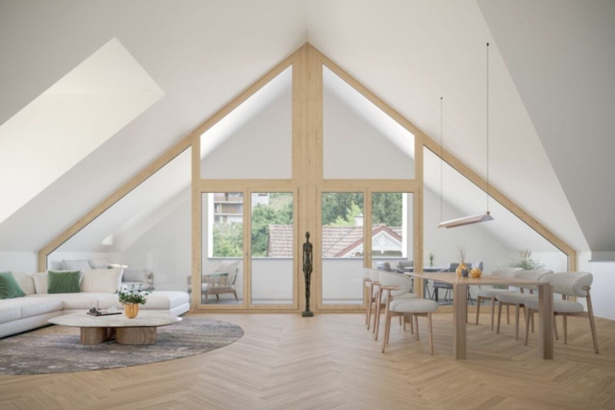 charmante 3 ½-Zimmer-Dachwohnung an idyllischer, ruhiger Wohnlage in Buchs - 2