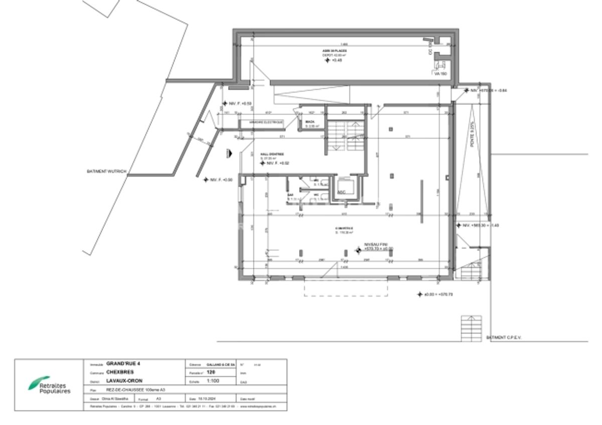 Bruttogeschäftsfläche im Zentrum von Chexbres - 5