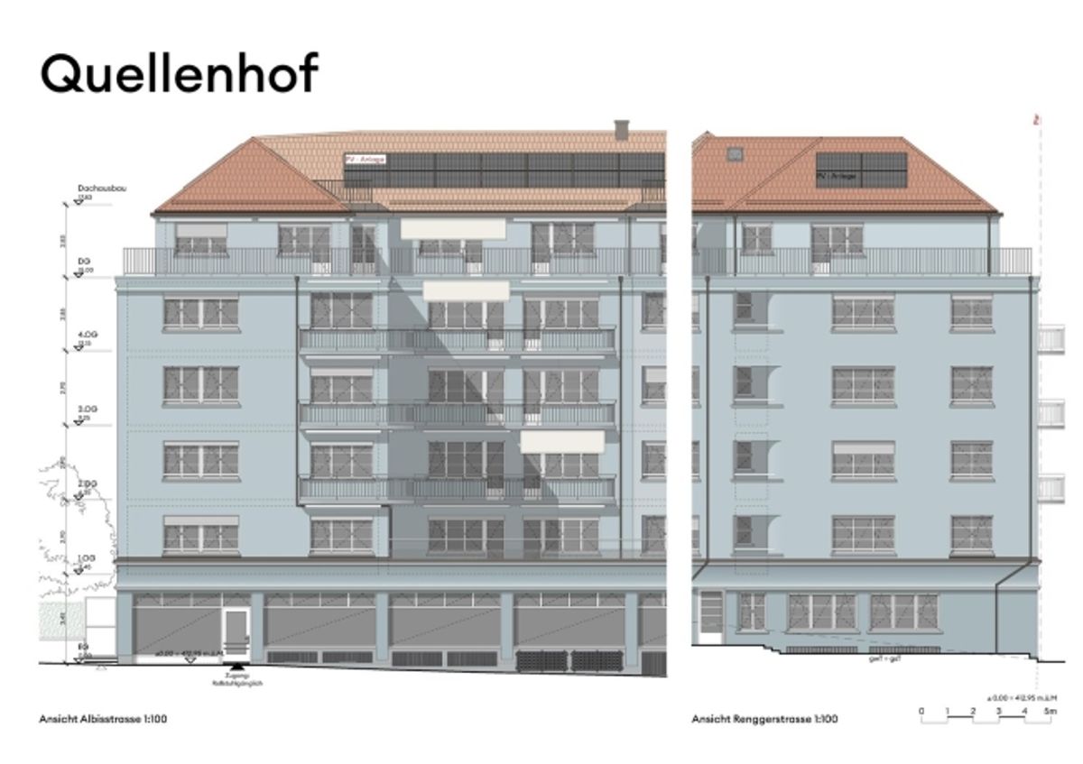 Attraktive Geschäftsfläche an Toplage im Quellenhof Wollishofen - 0
