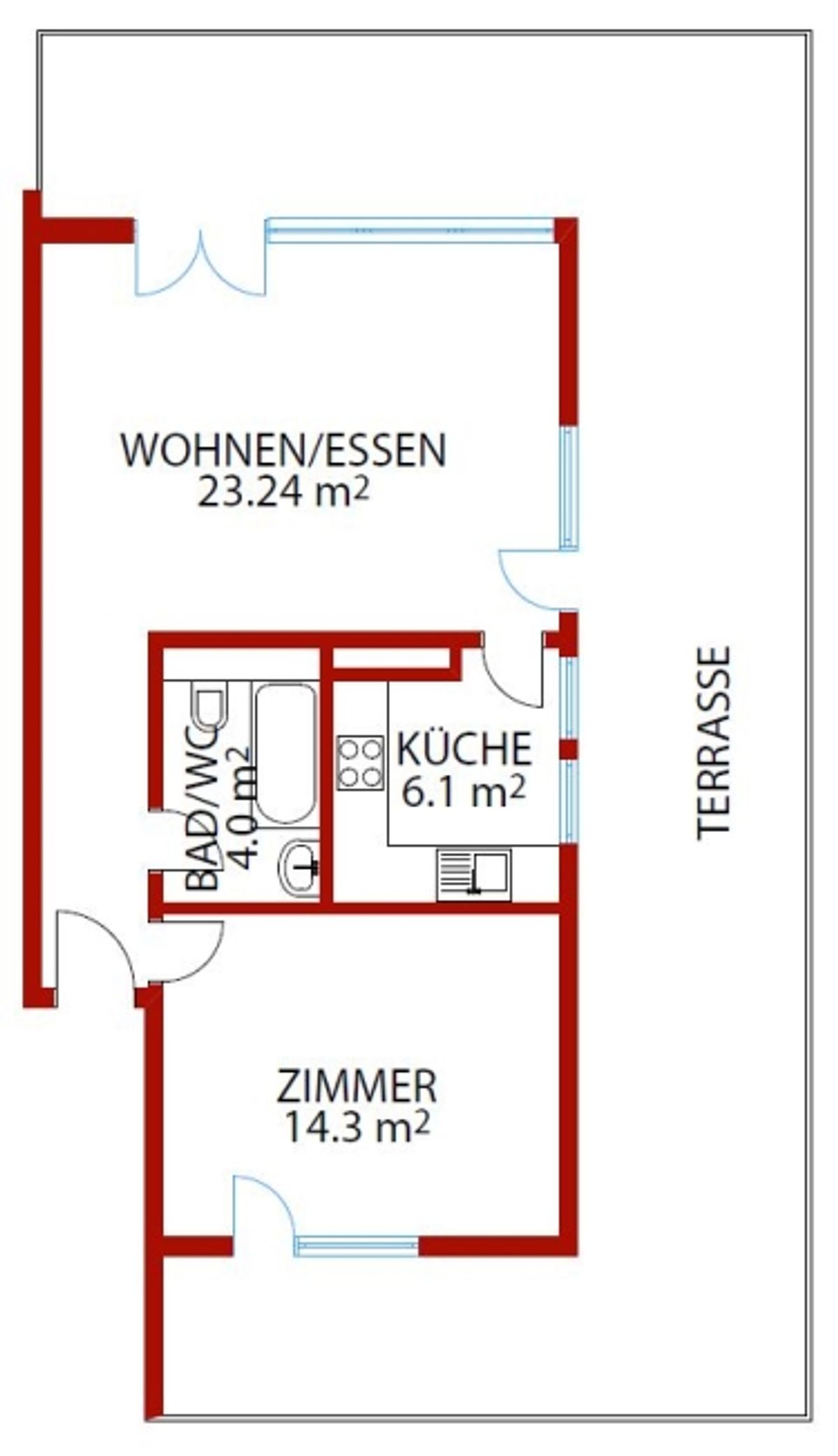 Attika-Wohnung am Heitersberg - 6