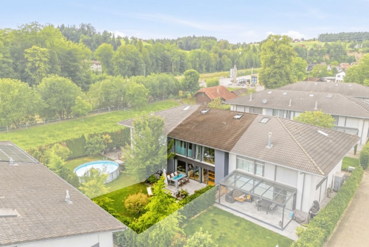 173 M² WOHNFLÄCHE 6.5 ZIMMER REIHENEINFAMILIENHAUS AN DER KLEINEN EMME - 6