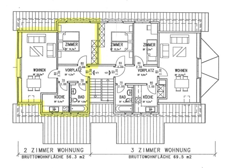 Schöne 2.5 Zimmer-Dachwohnung an guter Lage - 10