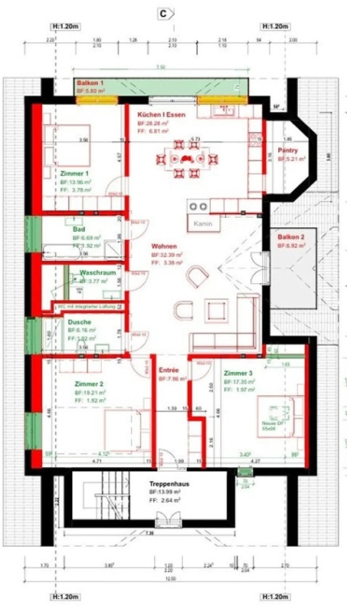 Ihr grosszügiges Zuhause Traumhaft renovierte 5.5-Zimmerwohnung - 9
