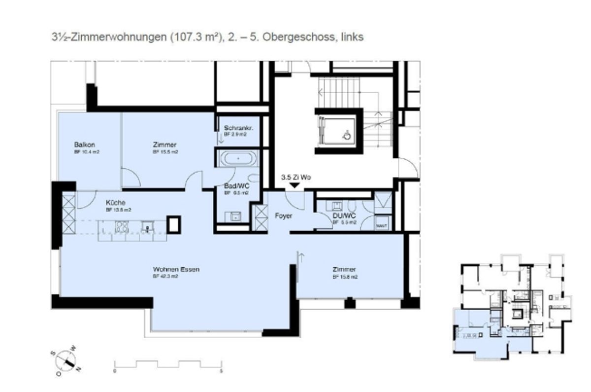 Grosszügige Wohnung im Herzen von Zürich Seefeld! - 8