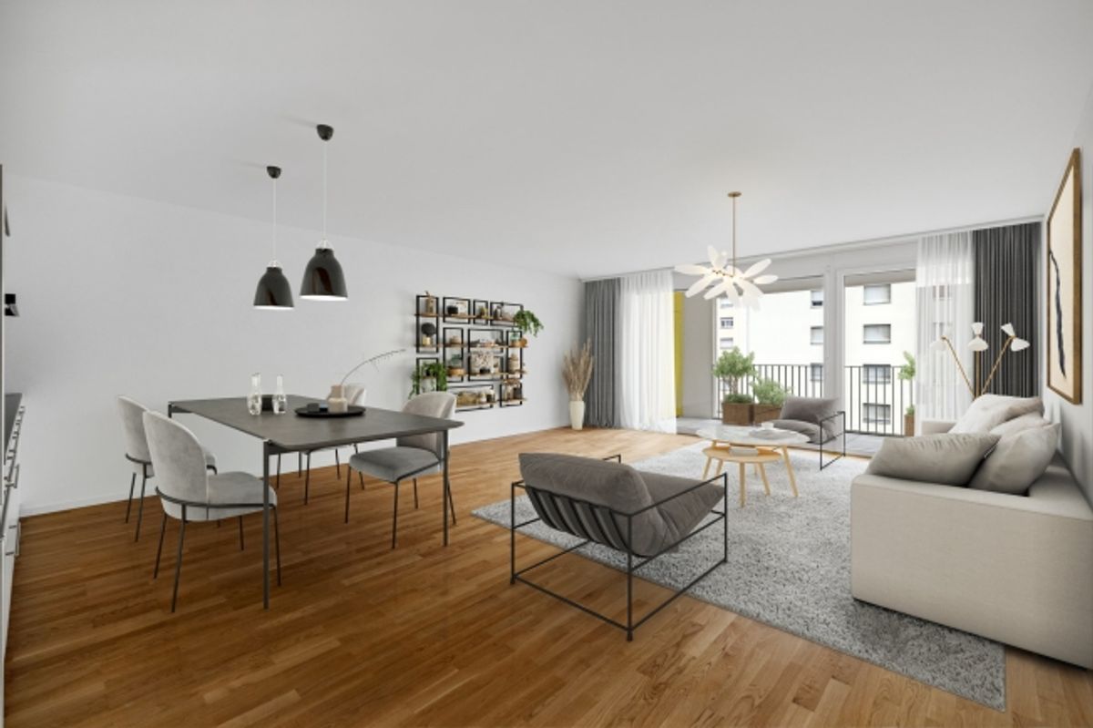 3.5 pièces moderne de 91m2 avec balcon - 1