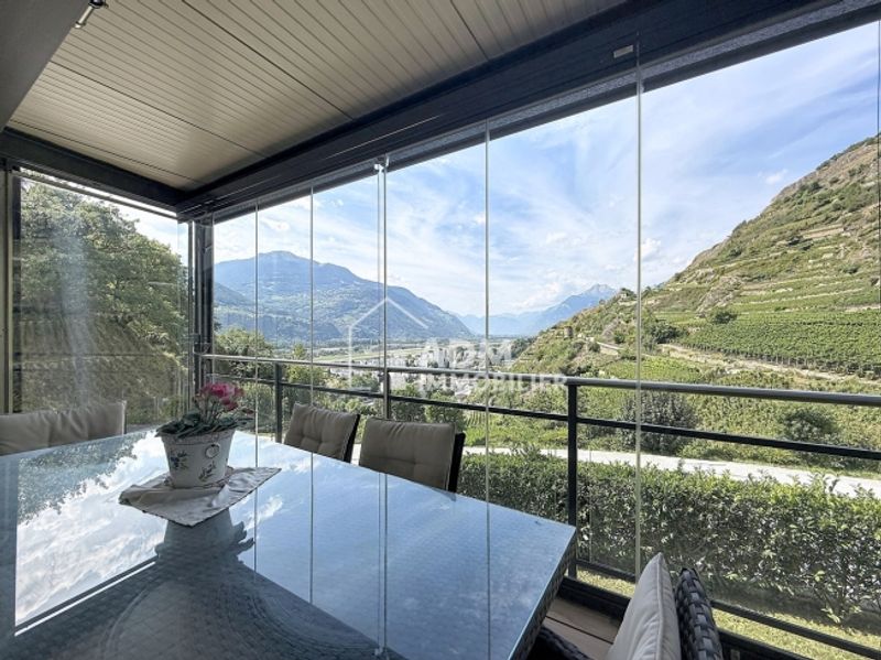 Sion, 4.5-Zimmer-Wohnung, atemberaubender Blick auf das Rhonetal - 1