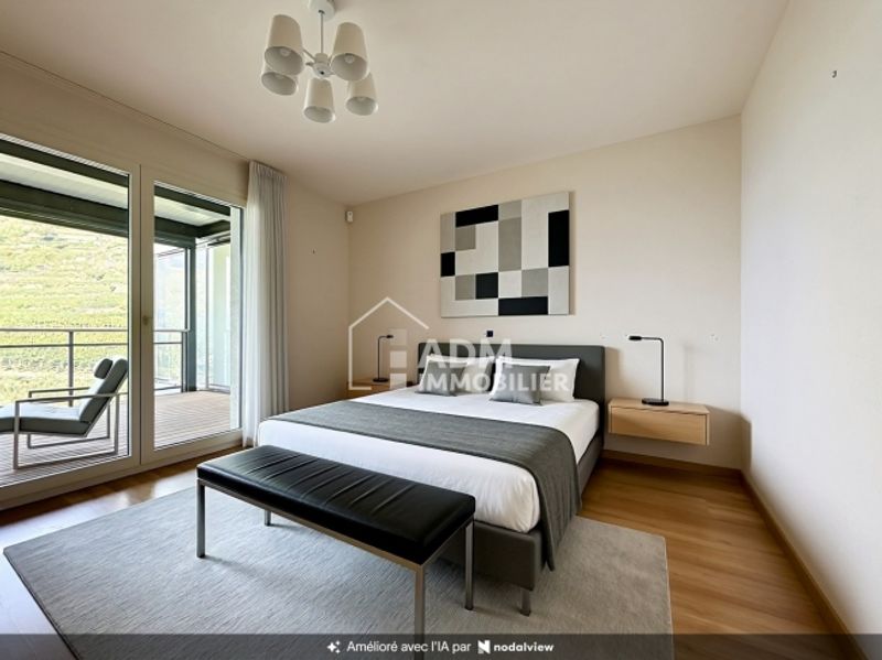 Sion, 4.5-Zimmer-Wohnung, atemberaubender Blick auf das Rhonetal - 2