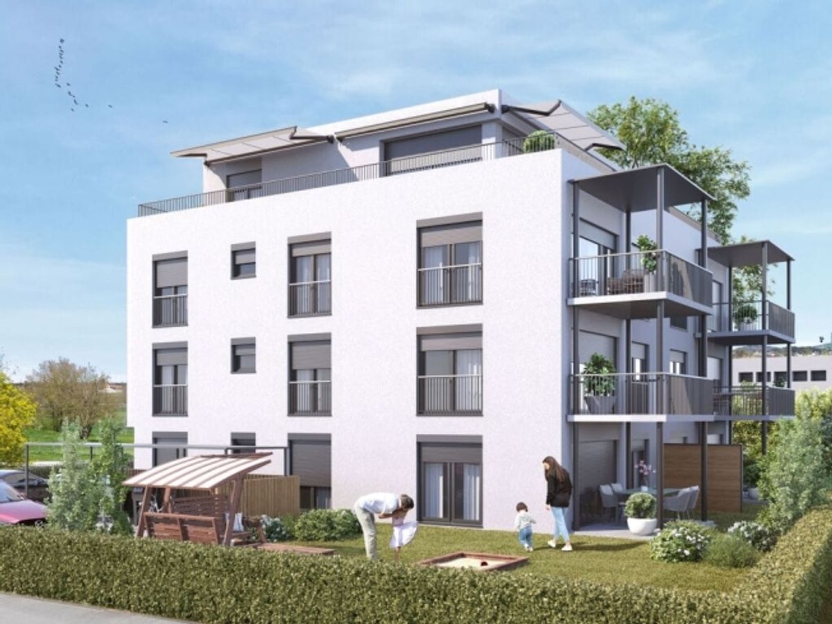 3.5-Zimmer-Gartenwohnung mit Sitzplatz in Münsingen kaufen - 1