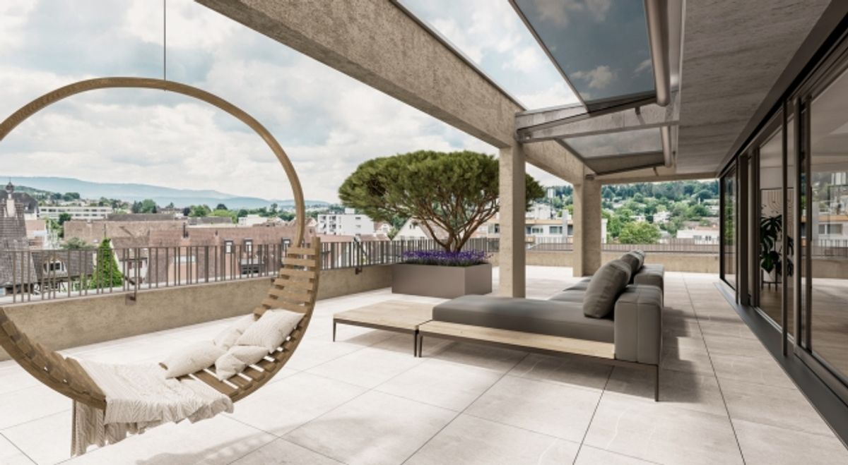 grosszügige, moderne und sehr helle Attikawohnung mit grosser Terrasse - 1