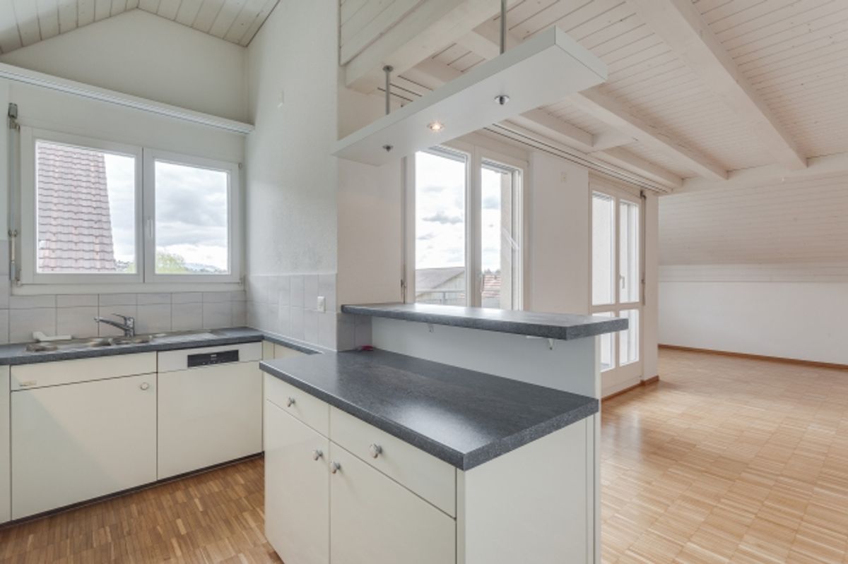 Mieten ohne Kaution - 2-stöckige Dachwohnung im Grünen - 1