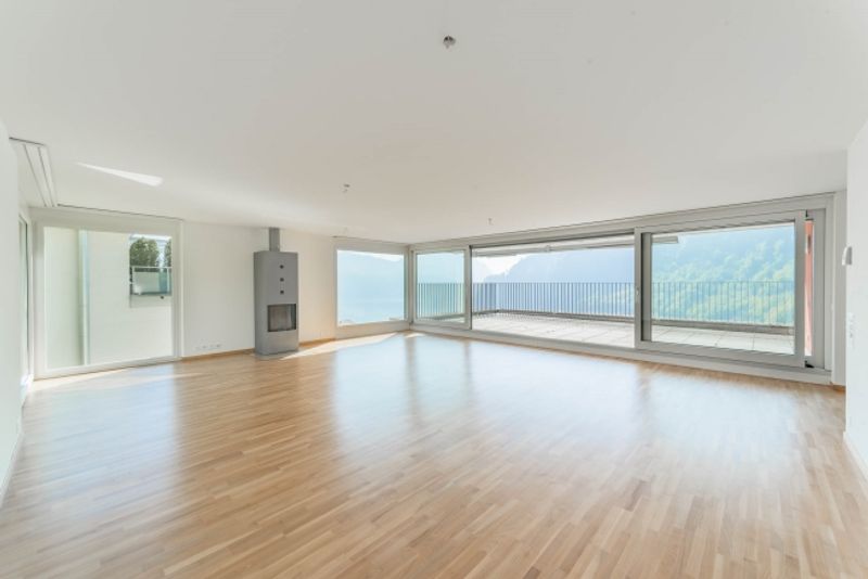 Mieten ohne Kaution - Luxuriöse Terrassen-Attikawohnung in Hergiswil - 3