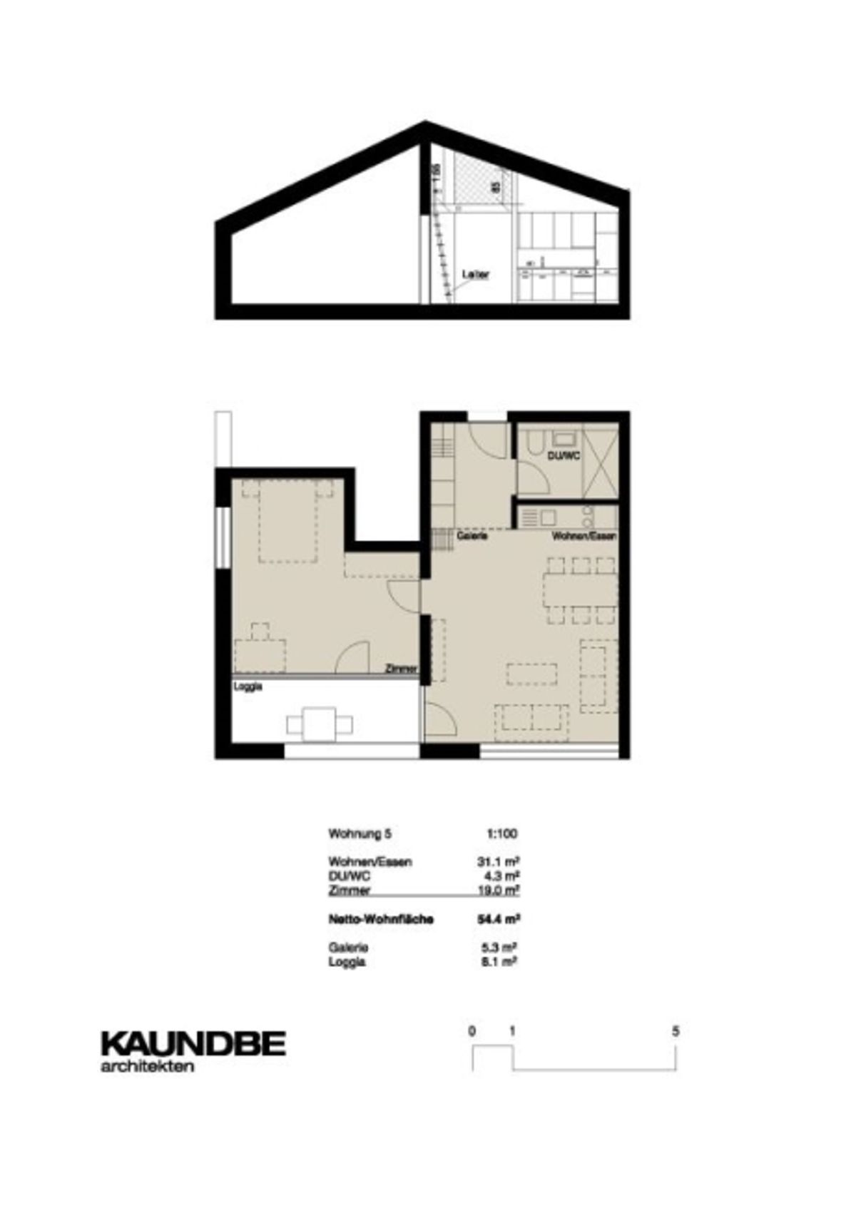 coole 2.5 Zimmer-Dachwohnung - 8