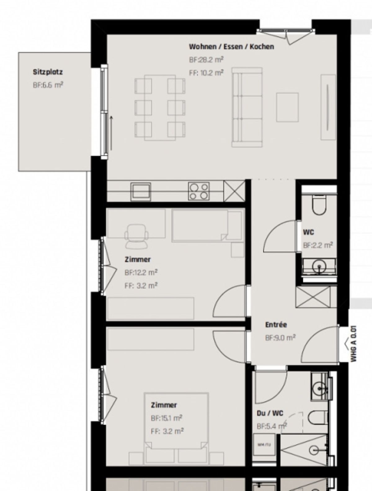 Letzte Chance Traumhafte Neubauwohnung mit luxuriösem Ausbaustandard - 5