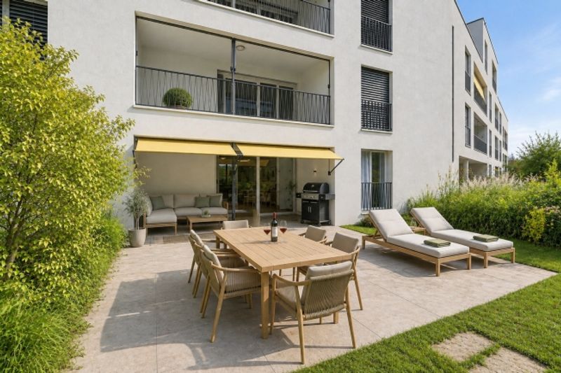 Gartenwohnung mit Wintergarten und grosser Terrasse - 1