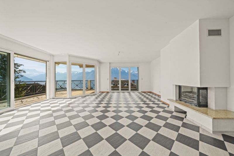 Ein Balkon mit Blick auf den Genfersee – geräumige 5,5-Zimmer-Wohnung mit 166 m² - 2