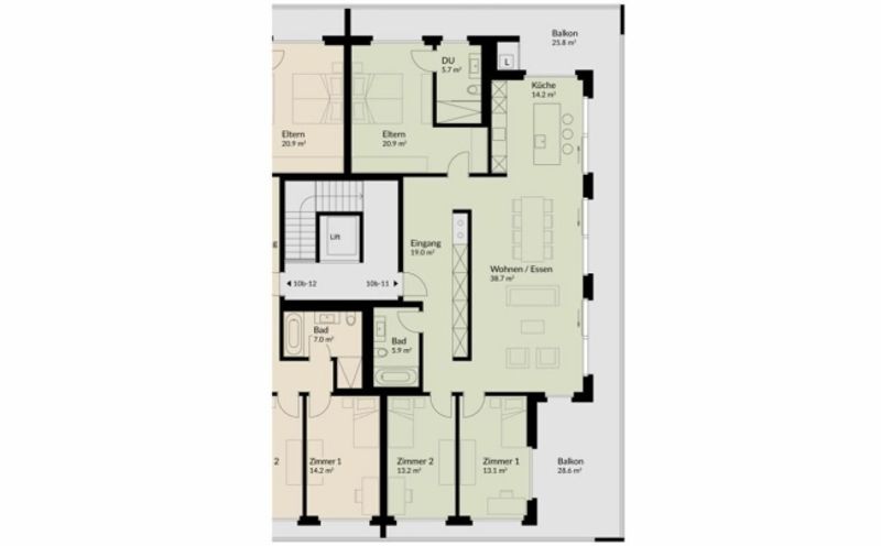 156 m² | 4.5-Zi.-Dachwohnung | Heerenberg | Erstbezug - 12
