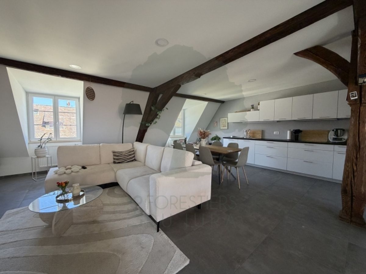 Renoviertes 2,5-Zimmer-Apartment mit Terrasse im Herzen von Porrentruy - 0
