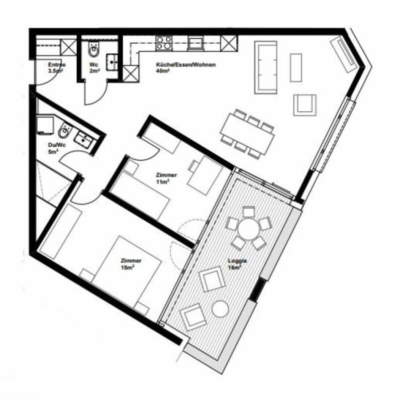 Schöne helle Wohnung - 9