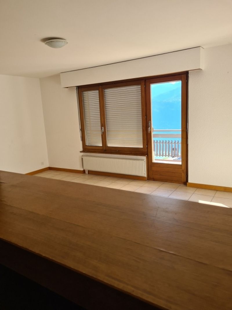 Schönes 2.5-Zimmer-Apartment zur Jahresmiete, nicht möbliert mit 1 privatem Parkplatz in Chermignon - 4