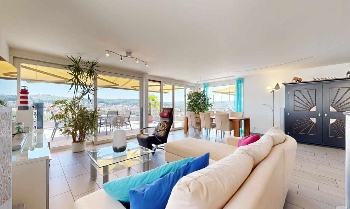 Terrassenwohnung mit Panorama und viel Wohnqualität - 0