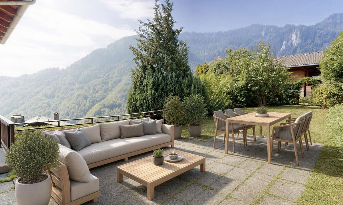 Chalet in Miex: Absolute Ruhe und Panoramablick auf die Berge - 4