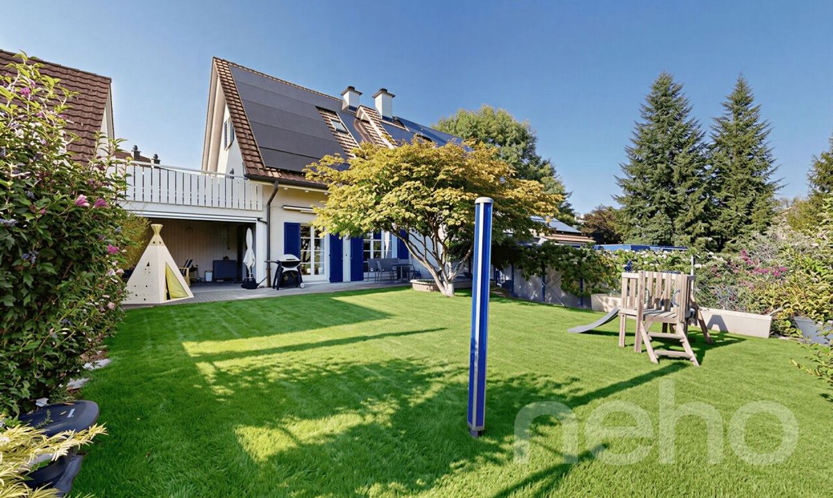 Doppeleinfamilienhaus mit Garten in Sackgasse - 0