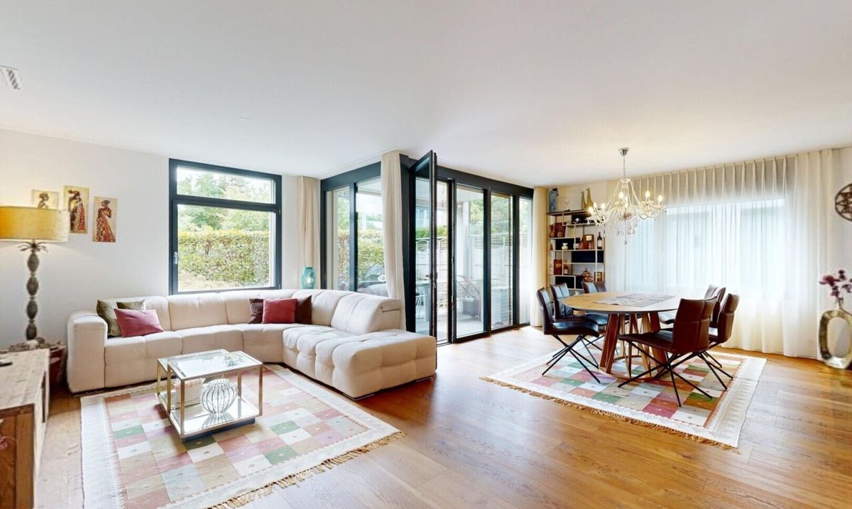 Elegante 3.5-Zimmer-Gartenwohnung auf zwei Etagen - 0