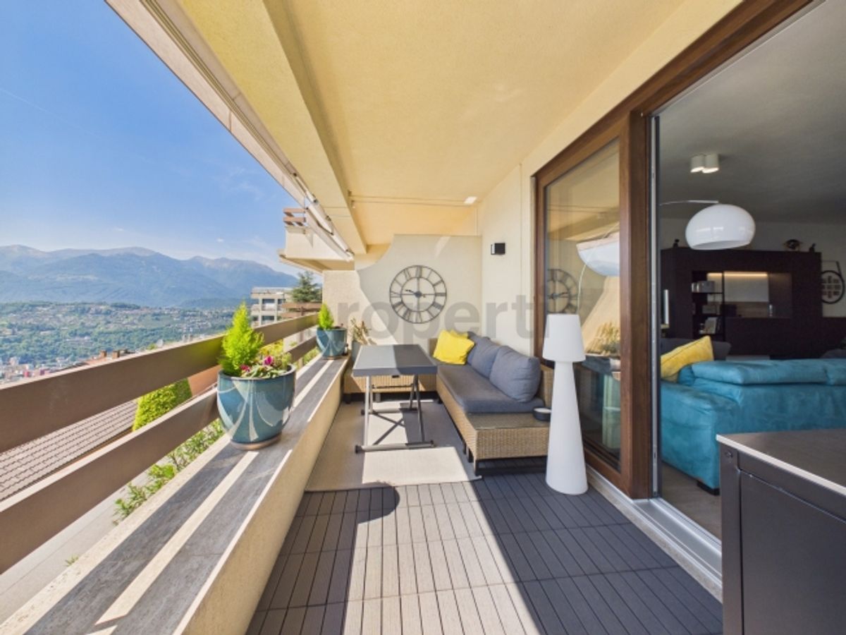 Aldesago elegante 3.5 locali ristrutturato con terrazza vista lago e piscina - 7