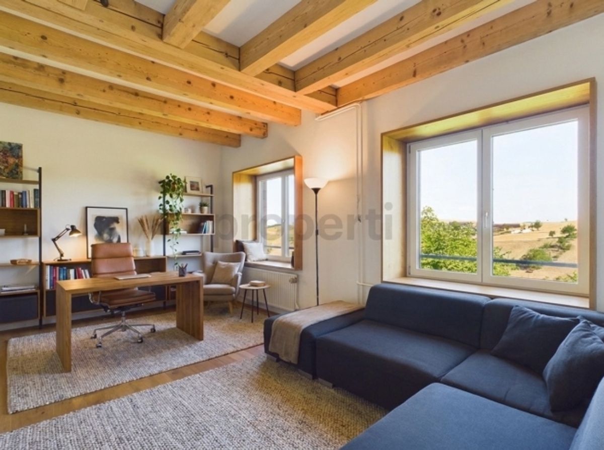 Charmante und naturnahe 4.5-Zi.-Wohnung mit einzigartiger Gemeinschaftsanlage, Pool und Zirbenholz-Sauna in Arisdorf - 0