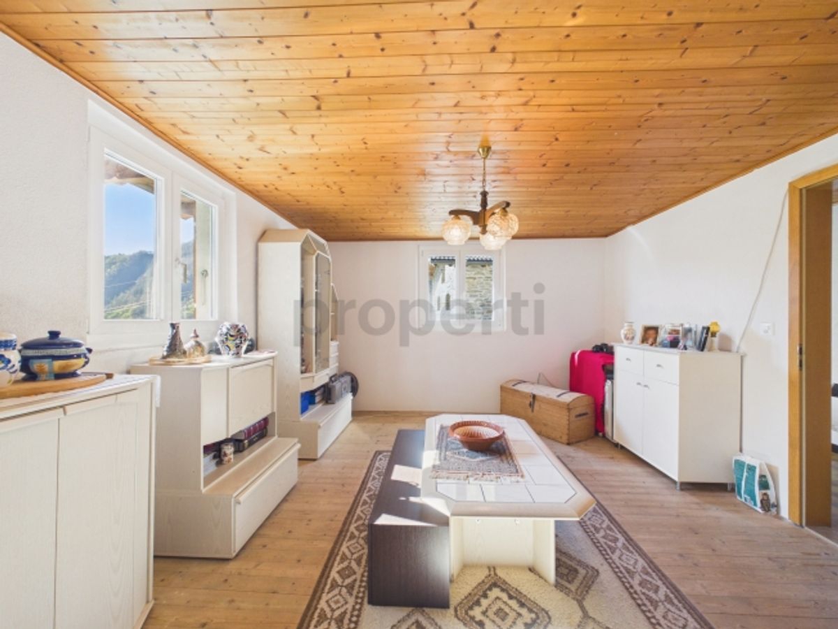Casa unifamiliare con torba, giardino,vista panoramica RESIDENZA PRIMARIA E SECONDARIA IN VAL CALANCA - 6